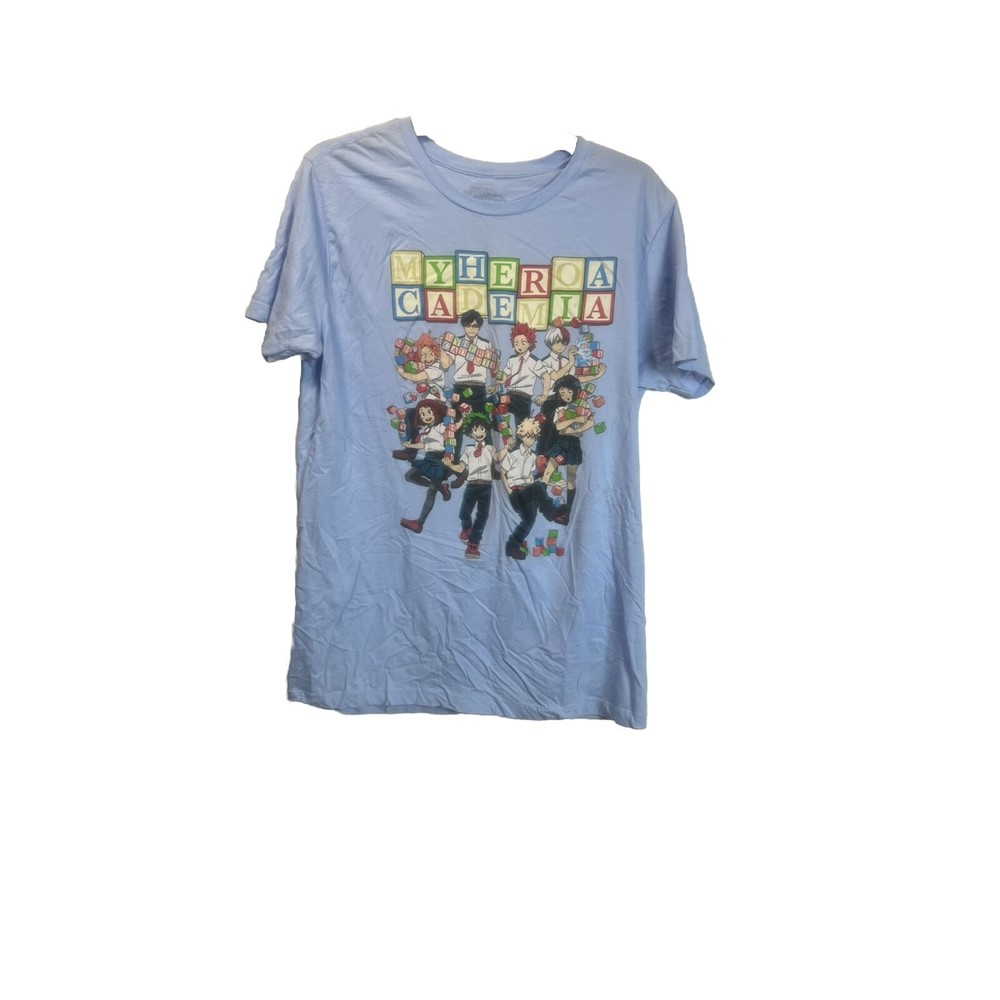 My Hero Academia Building Blocks T-Shirt, Large Anime Funimation MHA